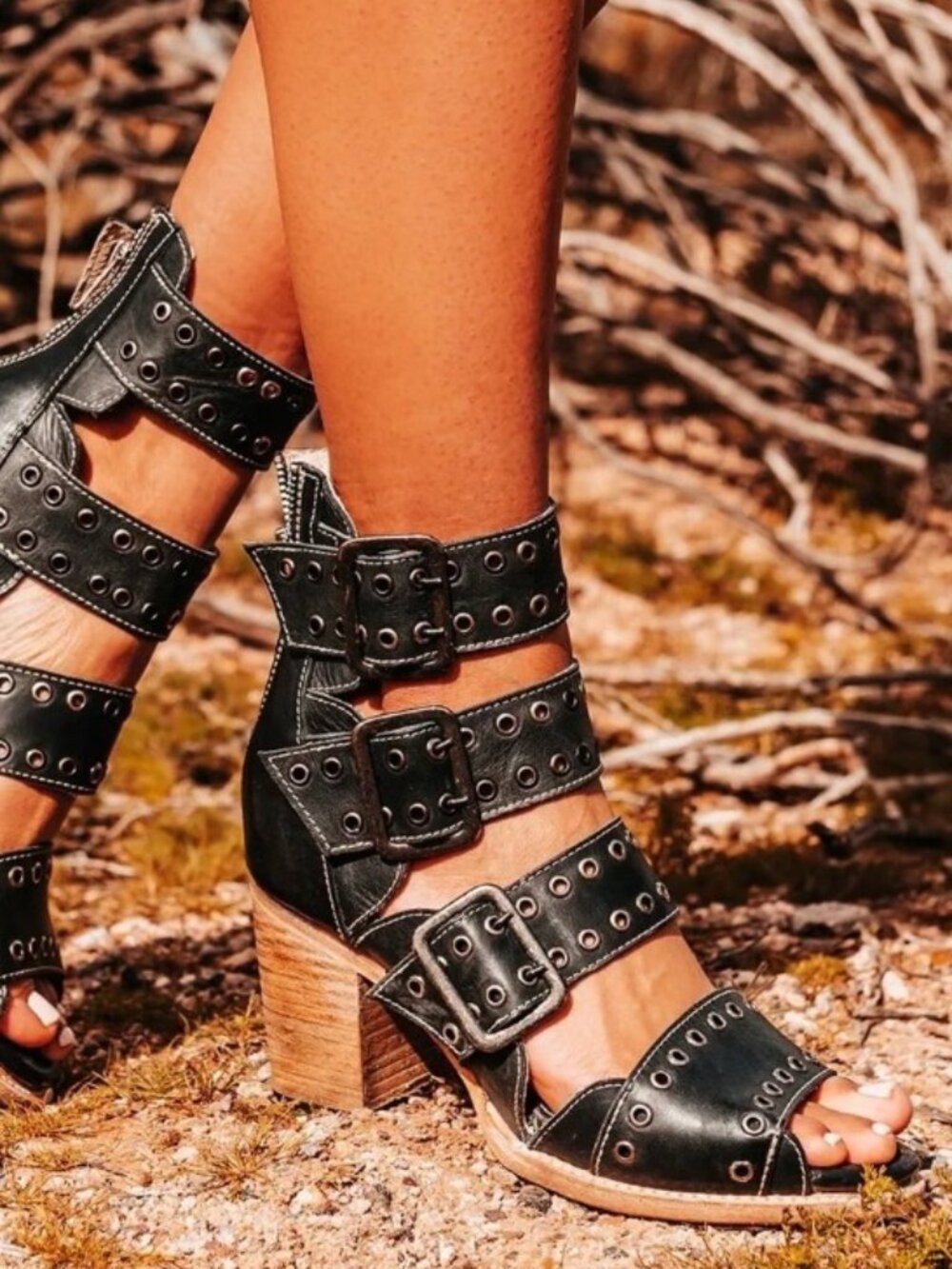 ✨(NIB)✨ Freebird by Steven Blake Gladiator Sandals Black US Size 8